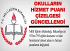 Türkiye Genelinde Tüm Okulların Hizmet Puanları Güncellendi